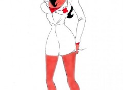  Art - Crayon sexy nurse 