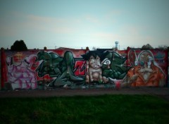  Art - Peinture mur de graff