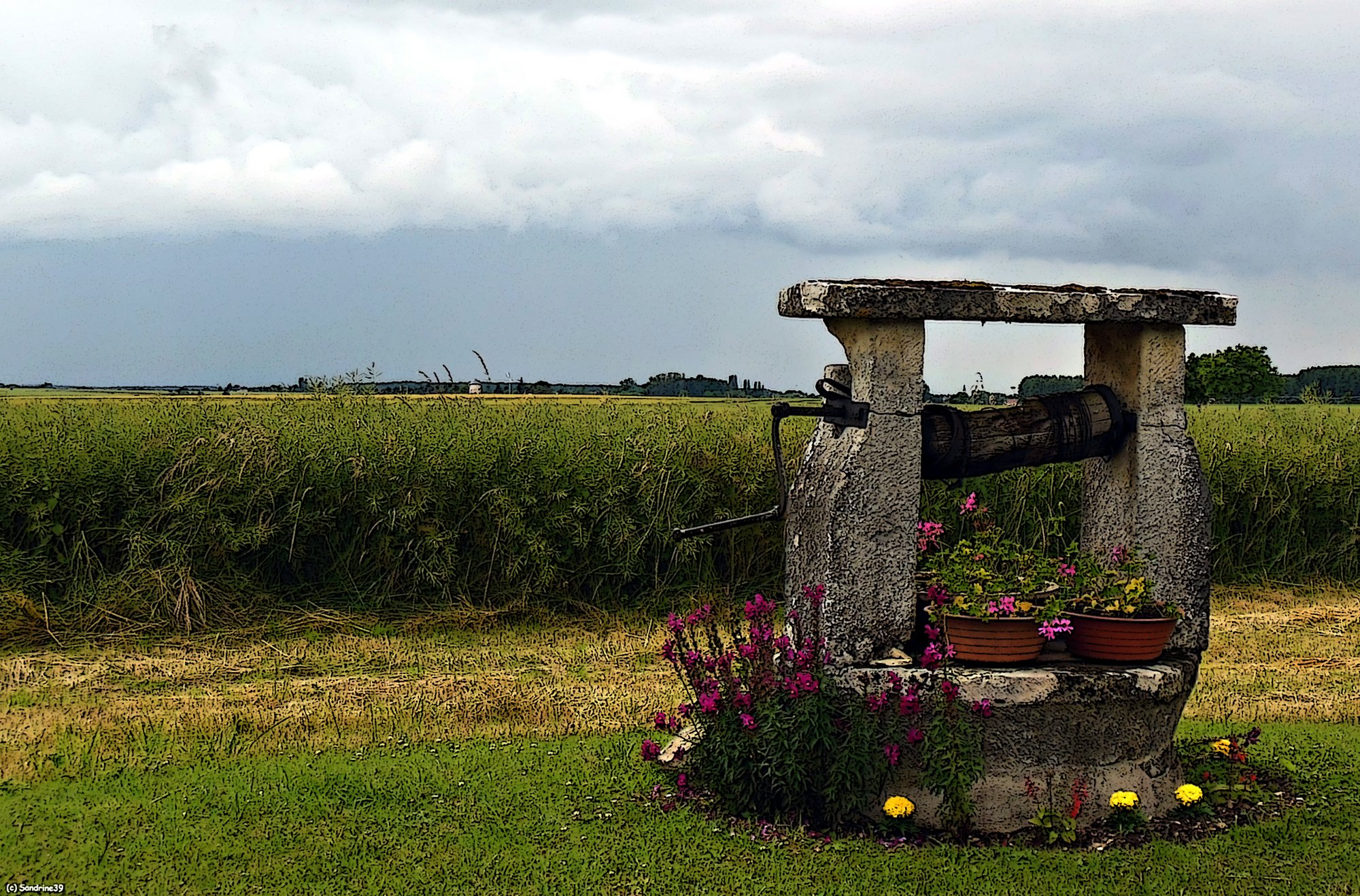 Fonds d'cran Nature Paysages Vieux puits