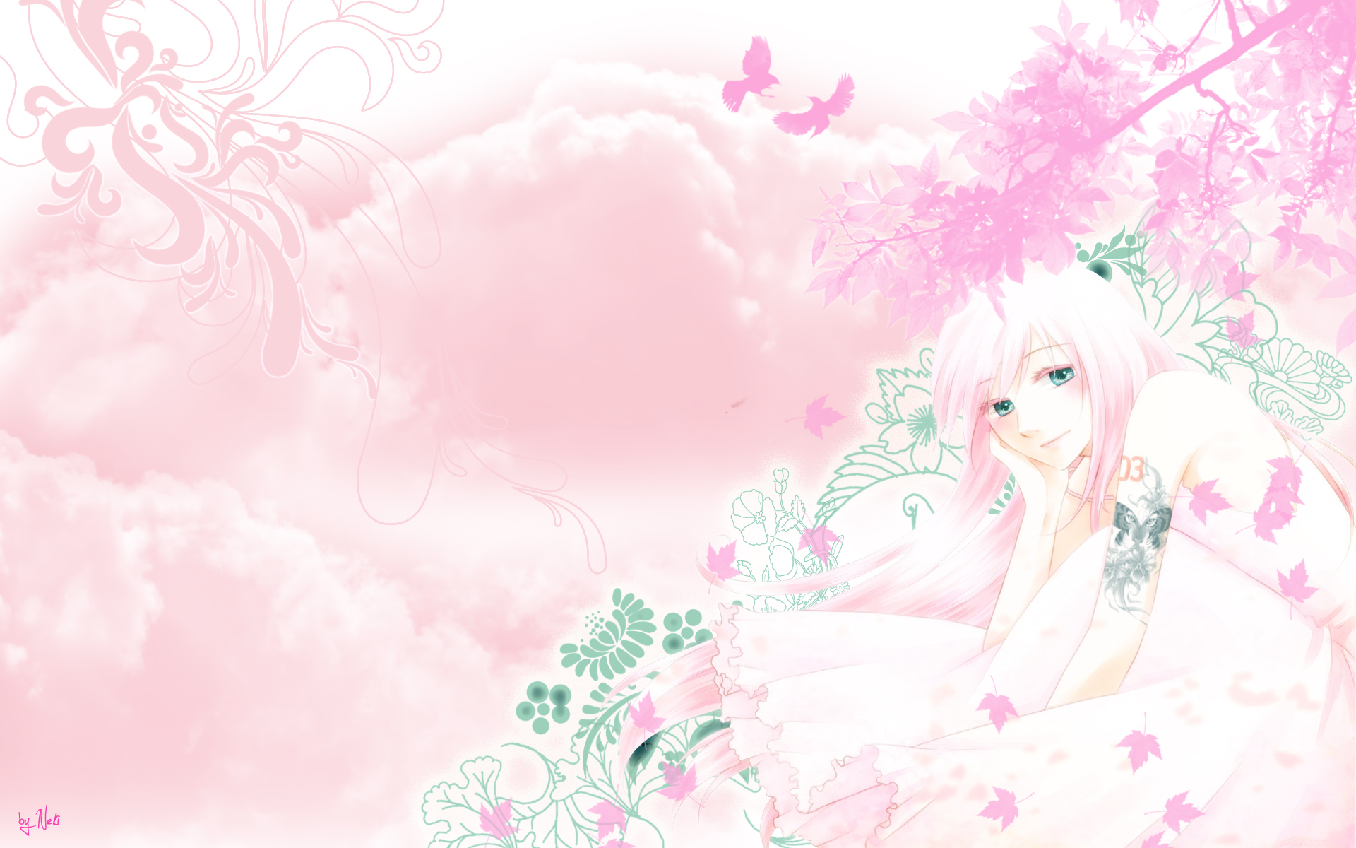 Wallpapers Manga Vocalods Thinking of you