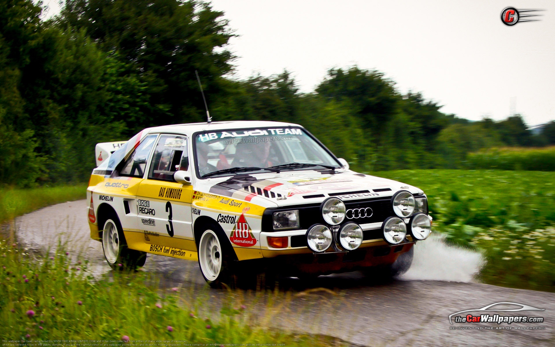 Fonds d'cran Voitures Voitures de course audi quattro