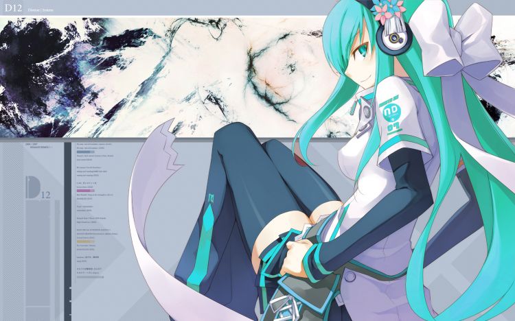 Fonds d'cran Manga Vocalods Hatsune Miku