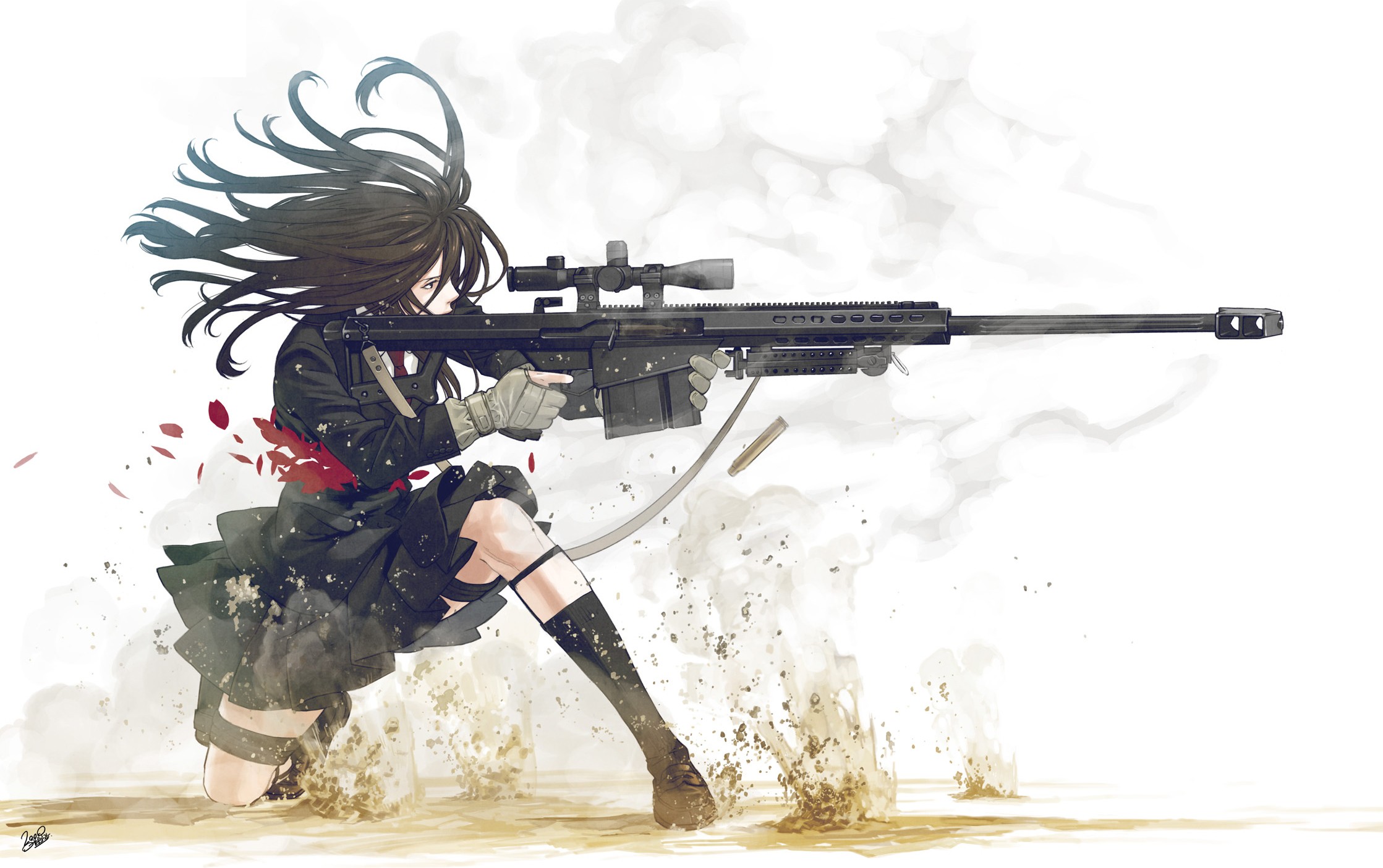 Fonds d'cran Manga Gunslinger Girl 