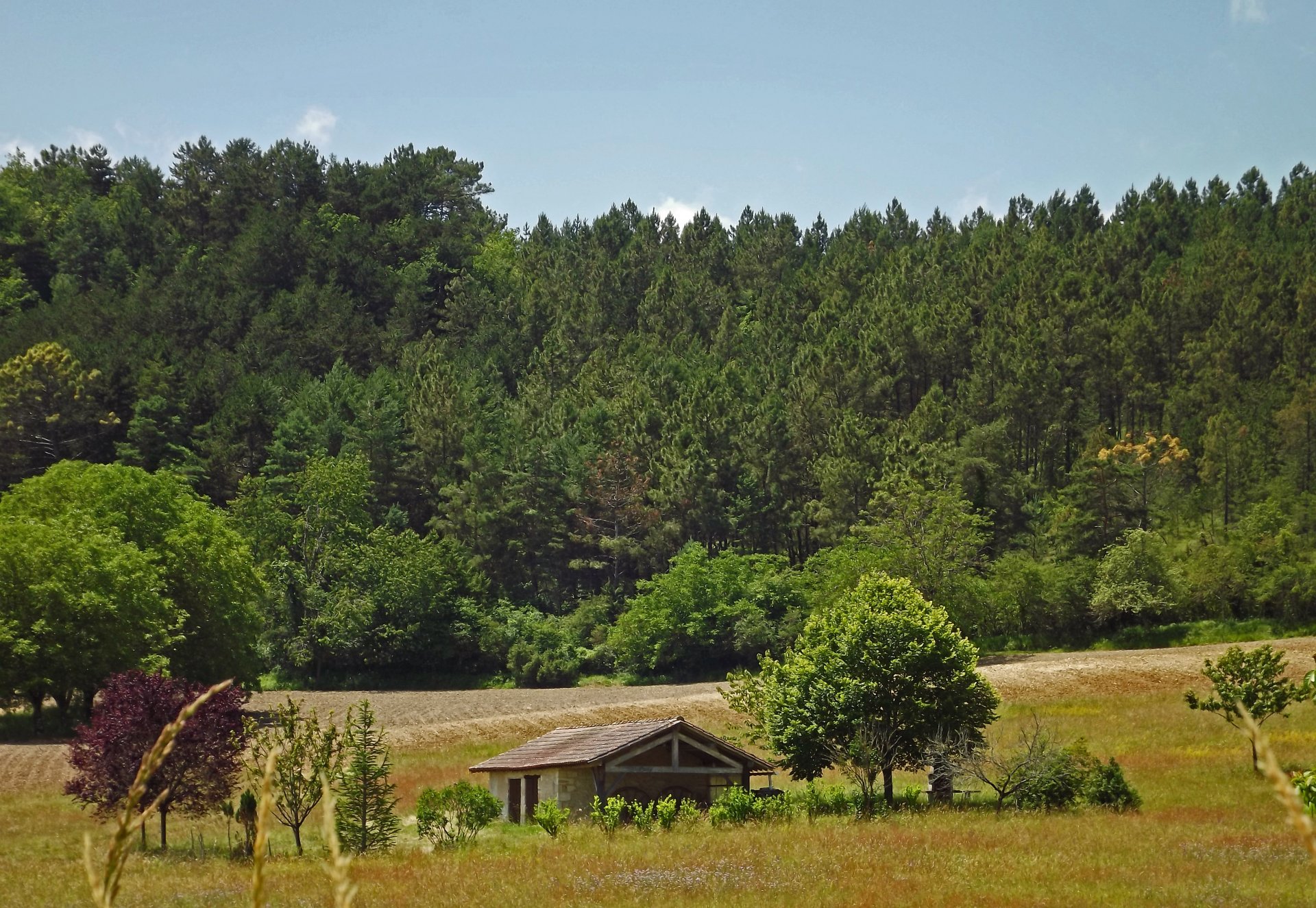 Fonds d'cran Nature Campagne la petite maison dans la prairie