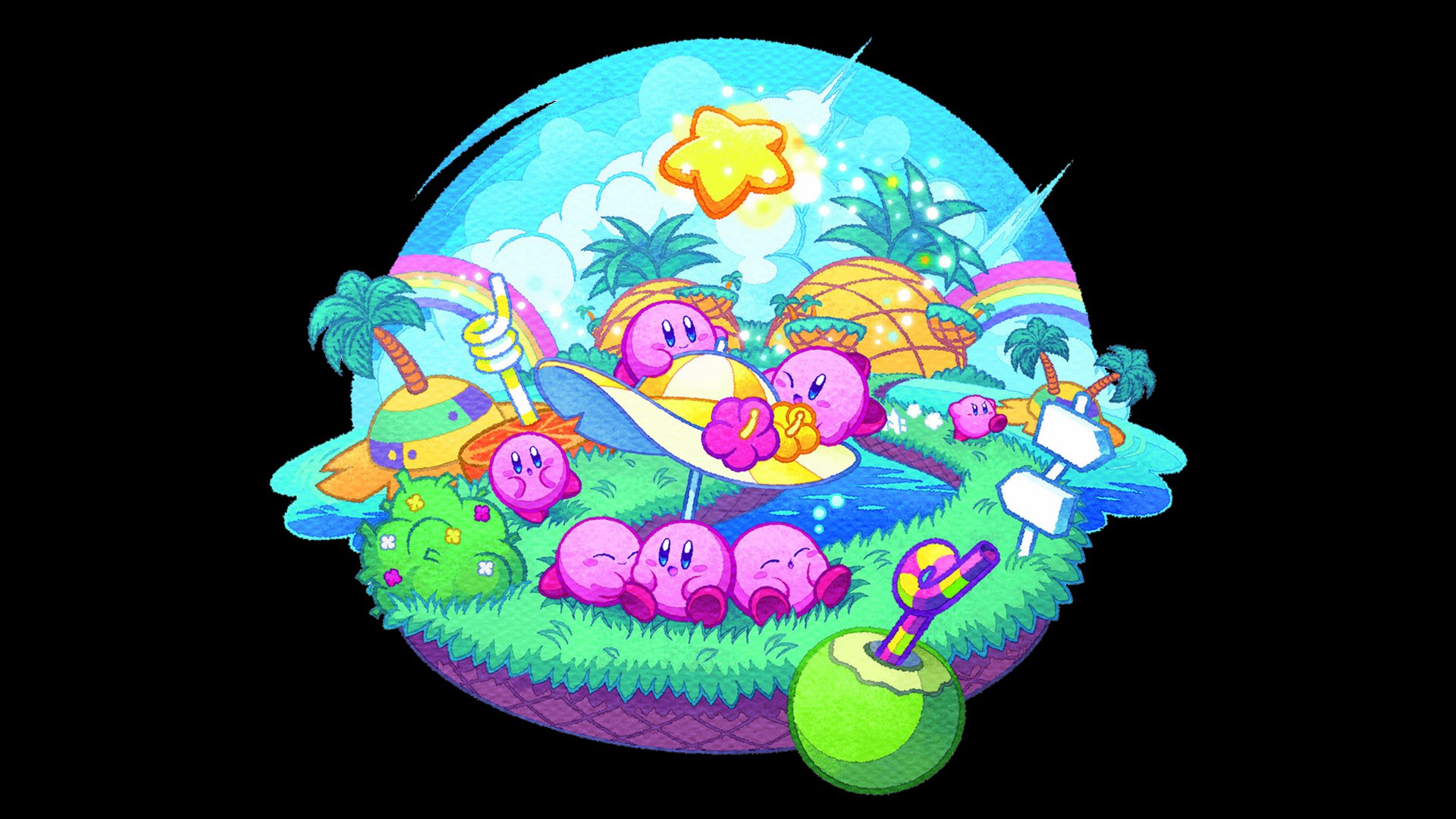 Fonds d'cran Jeux Vido Kirby Mass Attack Kirby Mass Attack