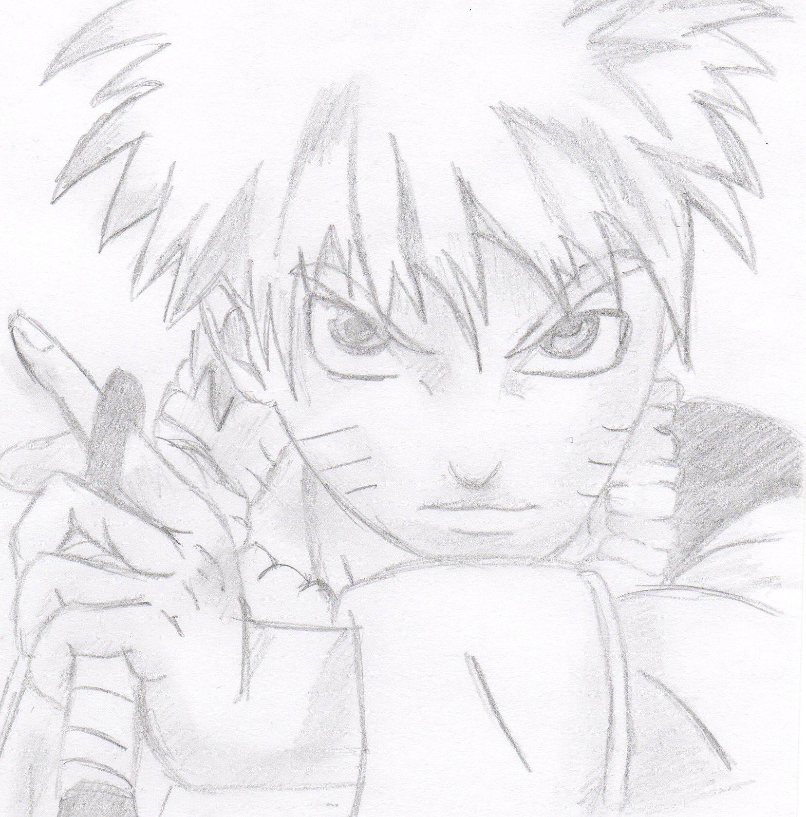 Fonds d'cran Art - Crayon Manga - Naruto 