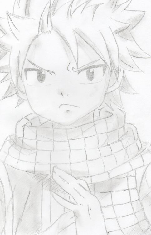 Fonds d'cran Art - Crayon Manga - Fairy Tail Natsu