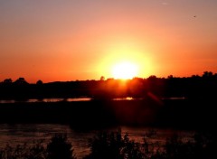  Nature Couch de soleil au bord de la Loire.