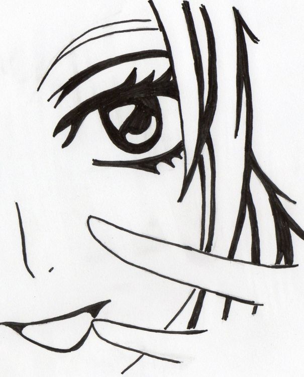 Wallpapers Art - Pencil Manga - Bleach Rangiku Matsumoto