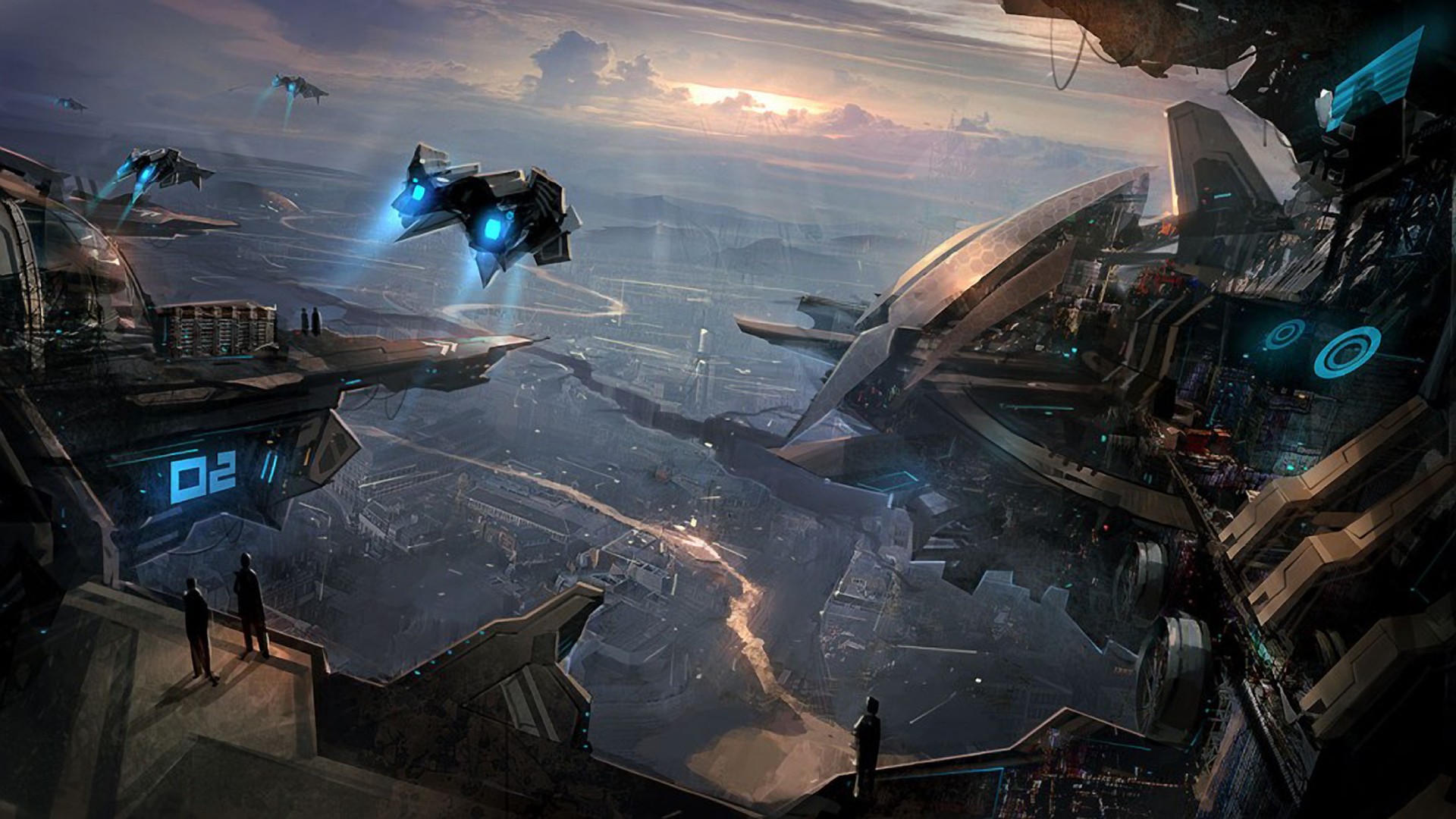 Wallpapers Fantasy and Science Fiction Spaceships 