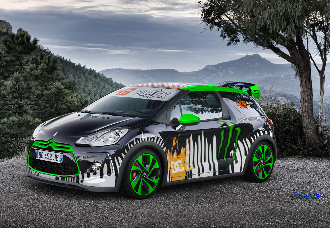 Fonds d'cran Voitures Citron Citroen DS Ken Block