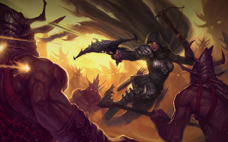 Wallpapers Video Games Diablo 3 Chasseur de dmons