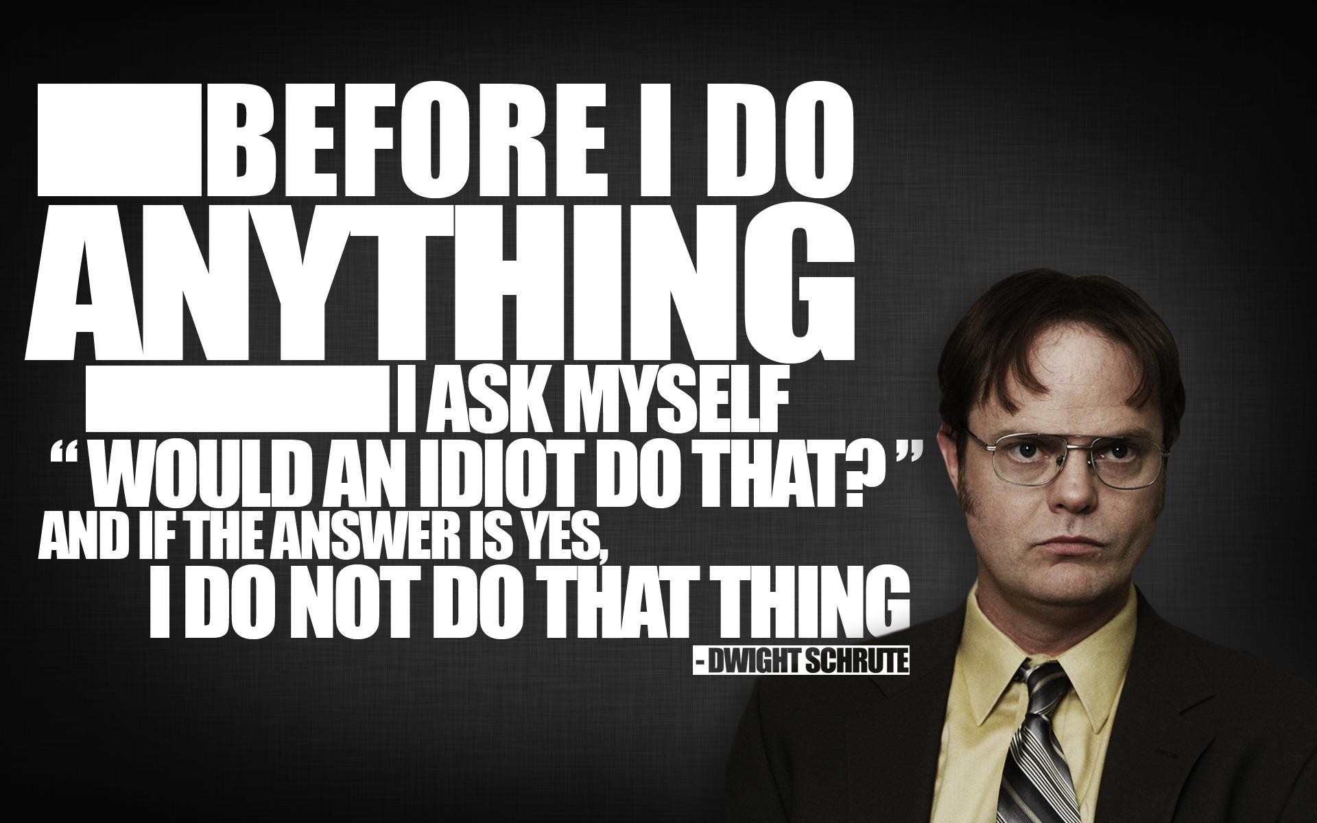 Wallpapers TV Soaps The Office  Dwight Schrute