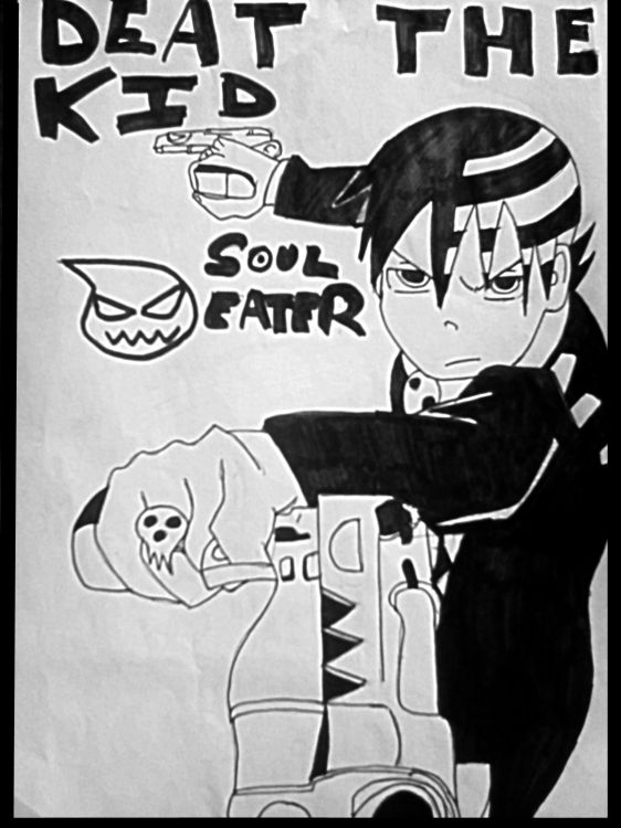 Wallpapers Art - Pencil Manga - Soul Eater personnages 