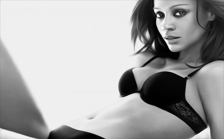 Wallpapers Celebrities Women Zoe Saldana  Zoe Saldana Black And White