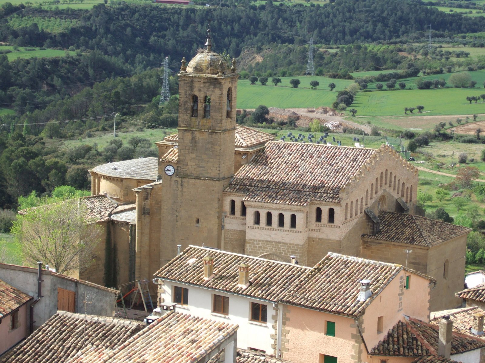 Fonds d'cran Constructions et architecture Edifices Religieux Eglise de Murillo, Aragon, espagne