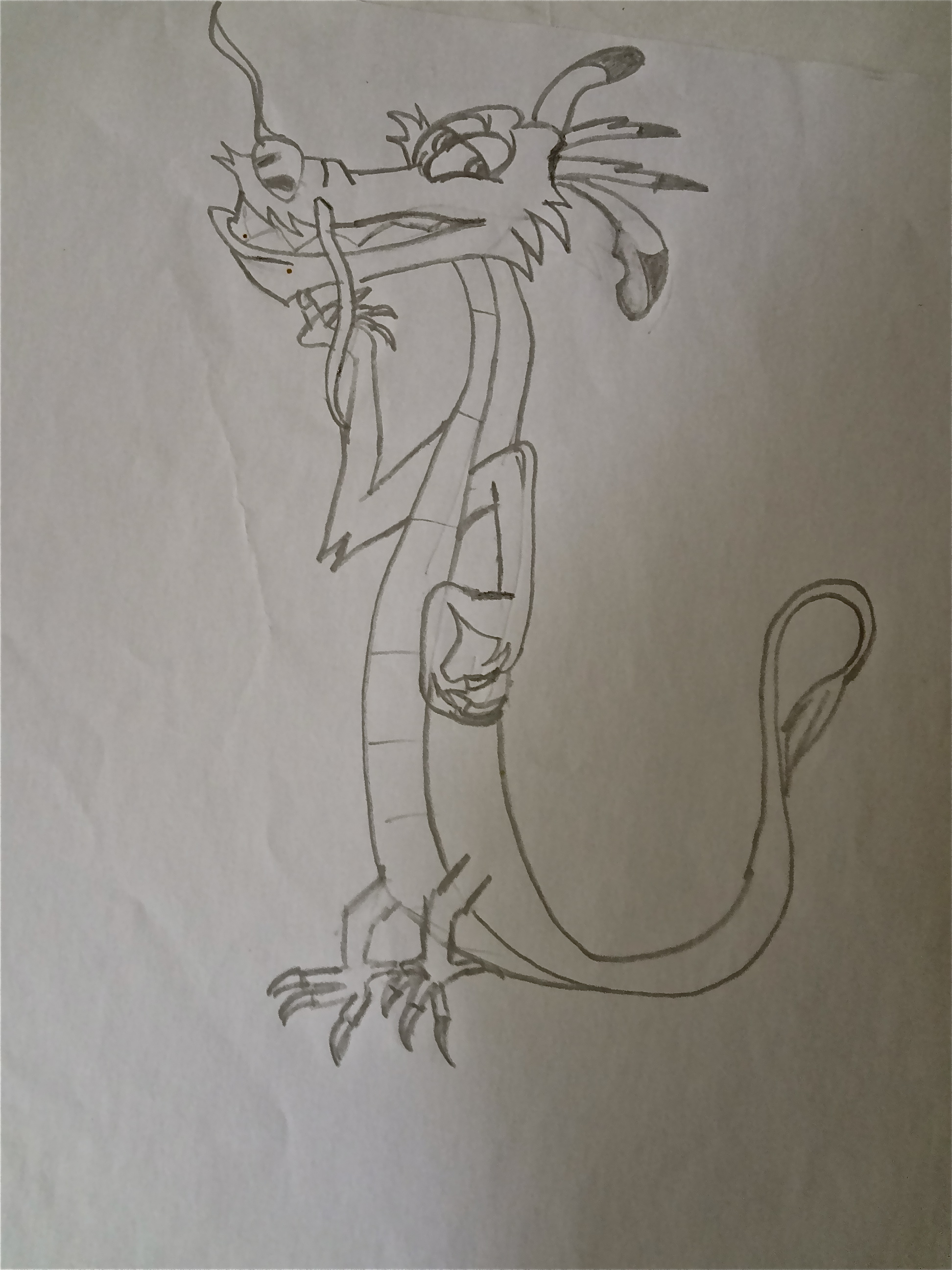 Fonds d'cran Art - Crayon Dessins anims - Mulan Mushu