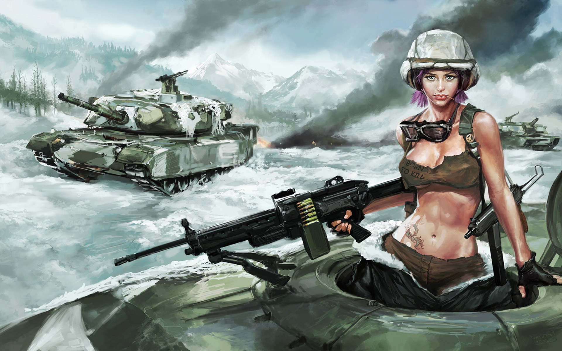 Wallpapers Comics Miscellaneous Tank girl