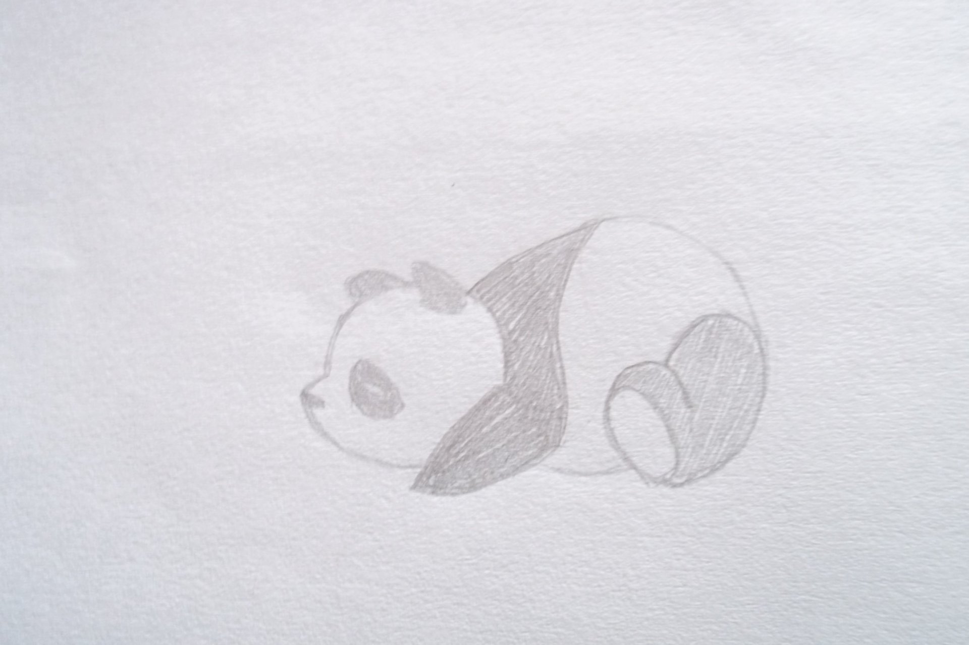 Wallpapers Art - Pencil Animals - Pandas 