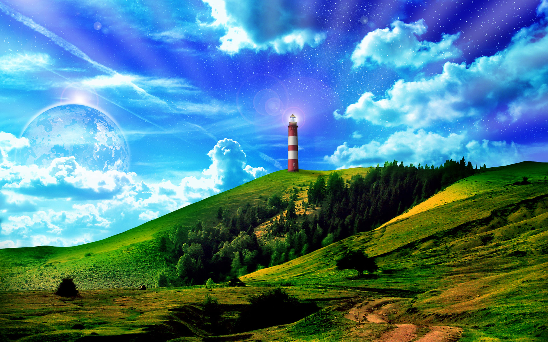 Wallpapers Digital Art Nature - Landscapes 