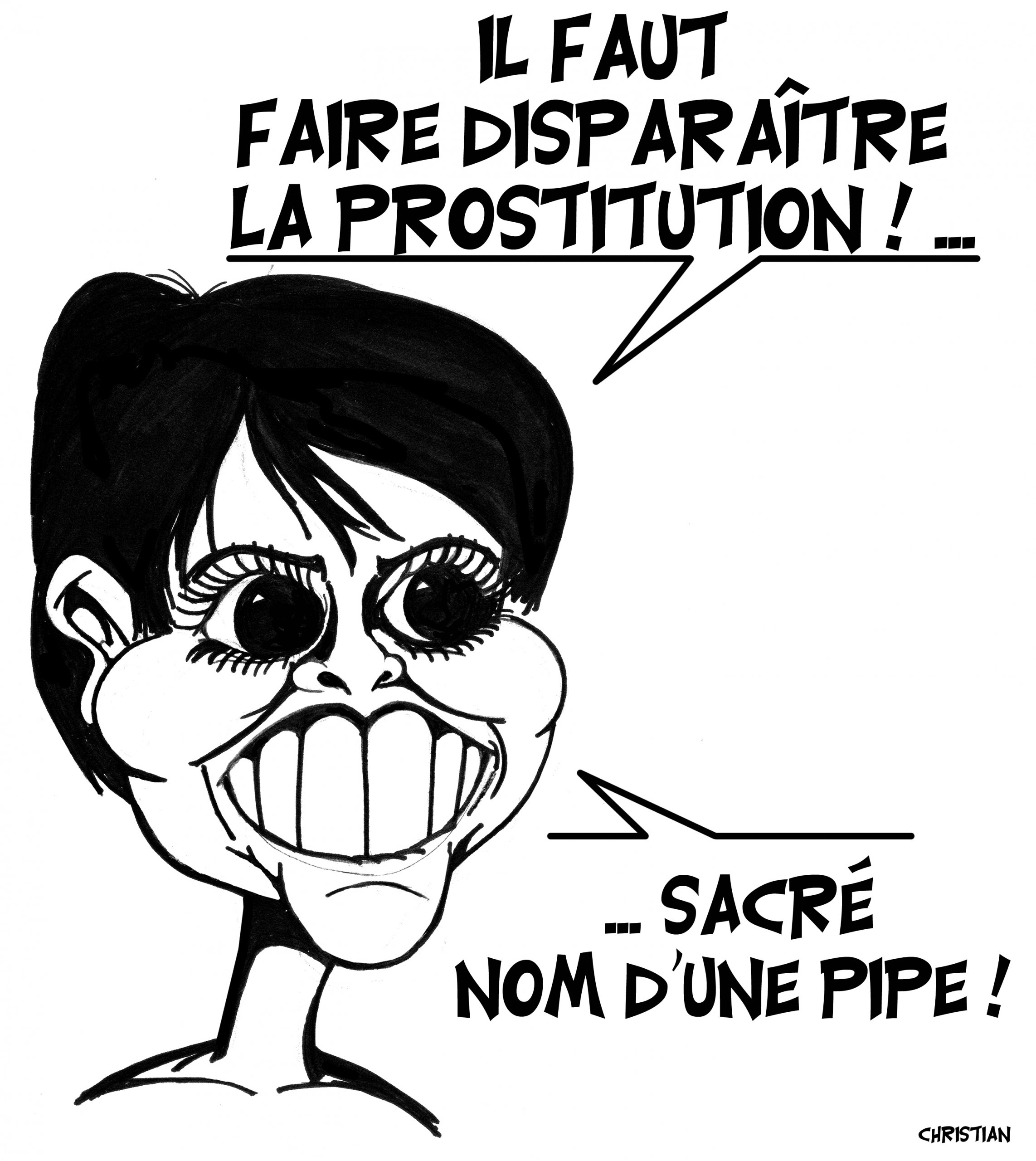 Wallpapers Humor Politics Najat Vallaud Belkacem  veut faire disparatre la prostitution