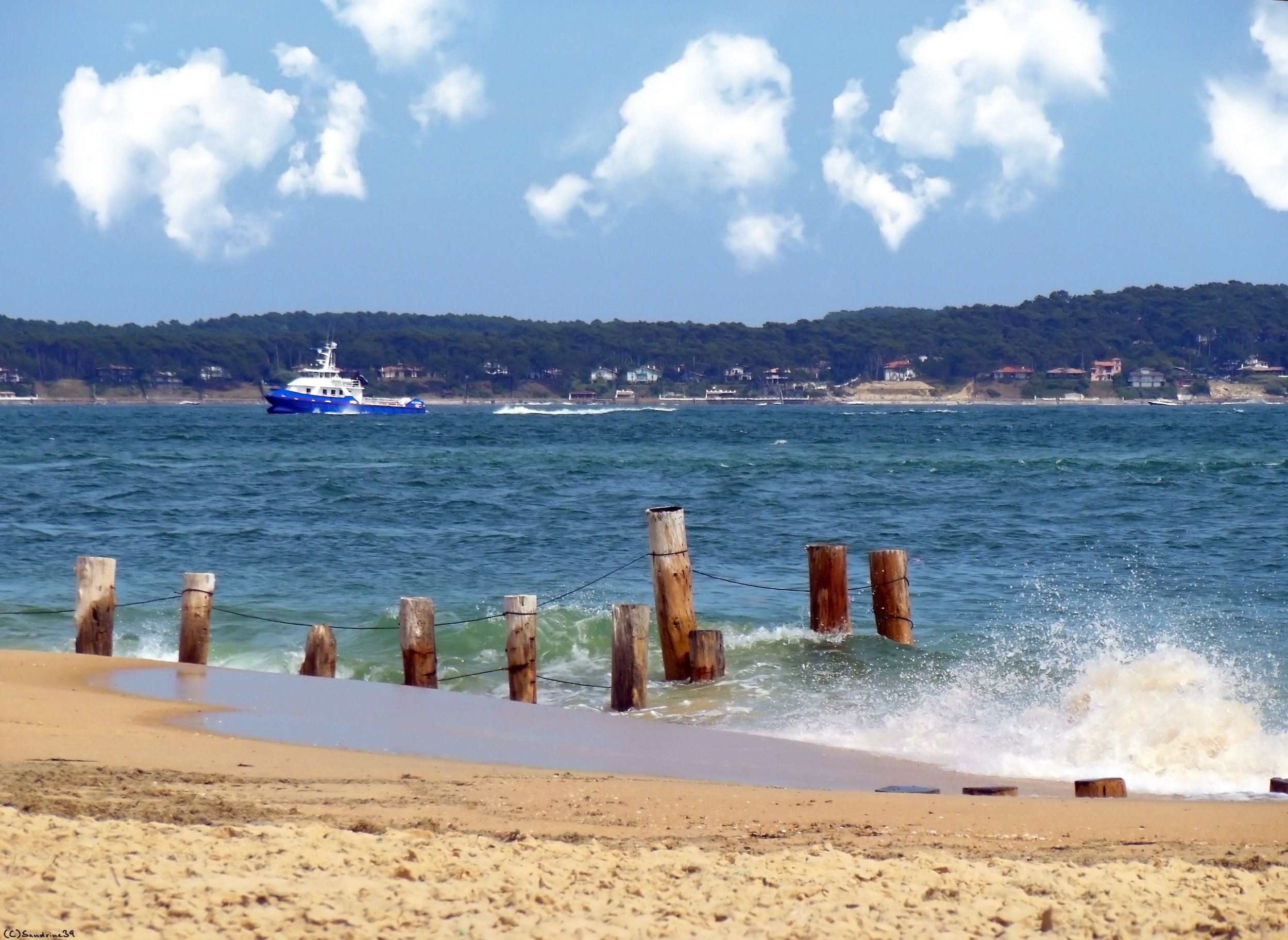 Wallpapers Nature Seas - Oceans - Beaches Entre du Bassin d'Arcachon 