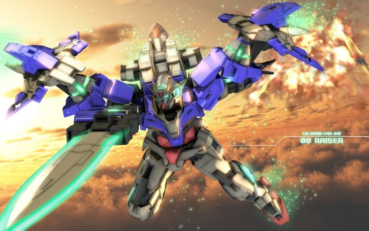 Fonds d'cran Manga Mobile Suit Gundam 00 Gundam 00 raiser