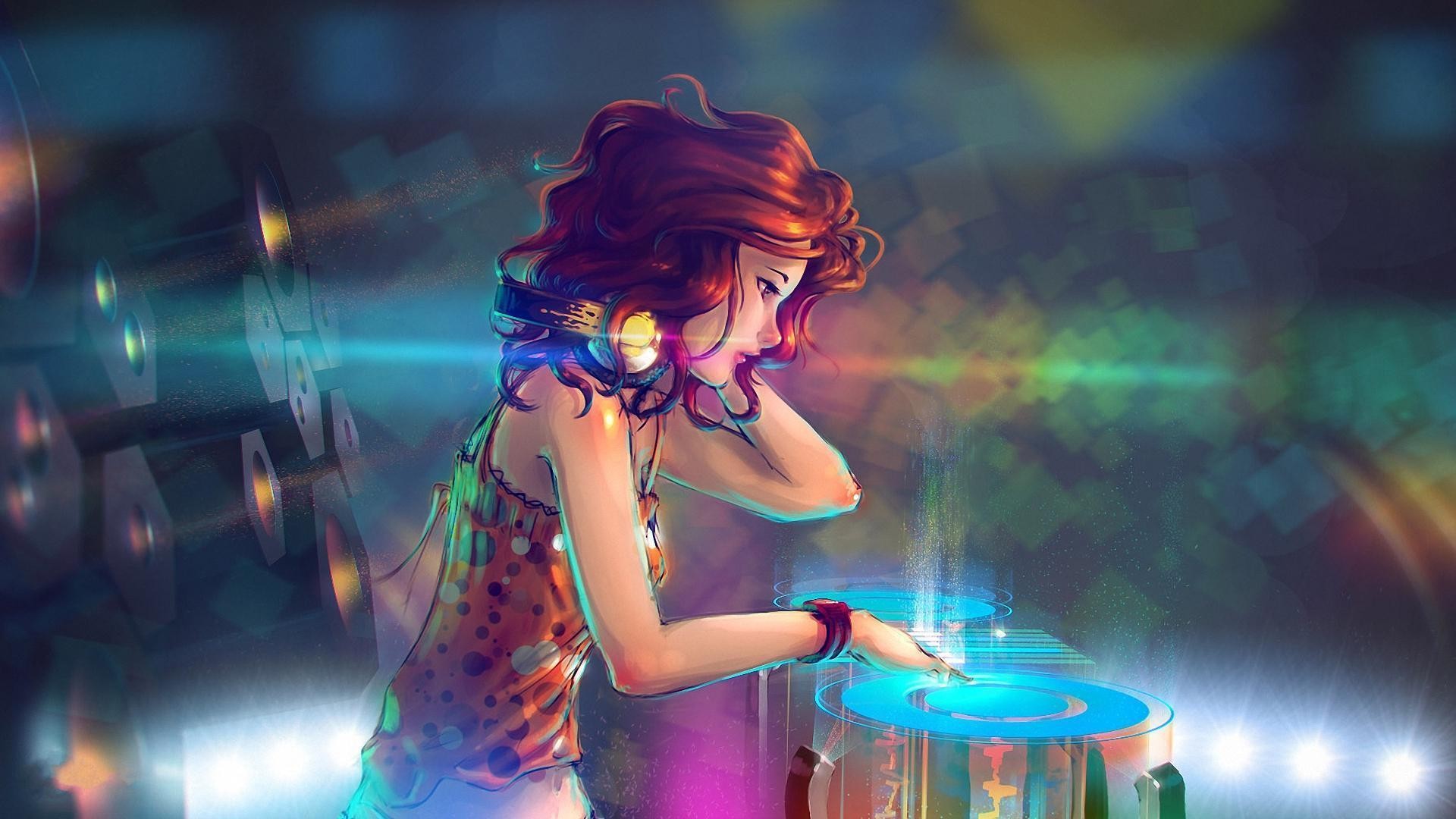 Wallpapers Digital Art Characters DJ du futur