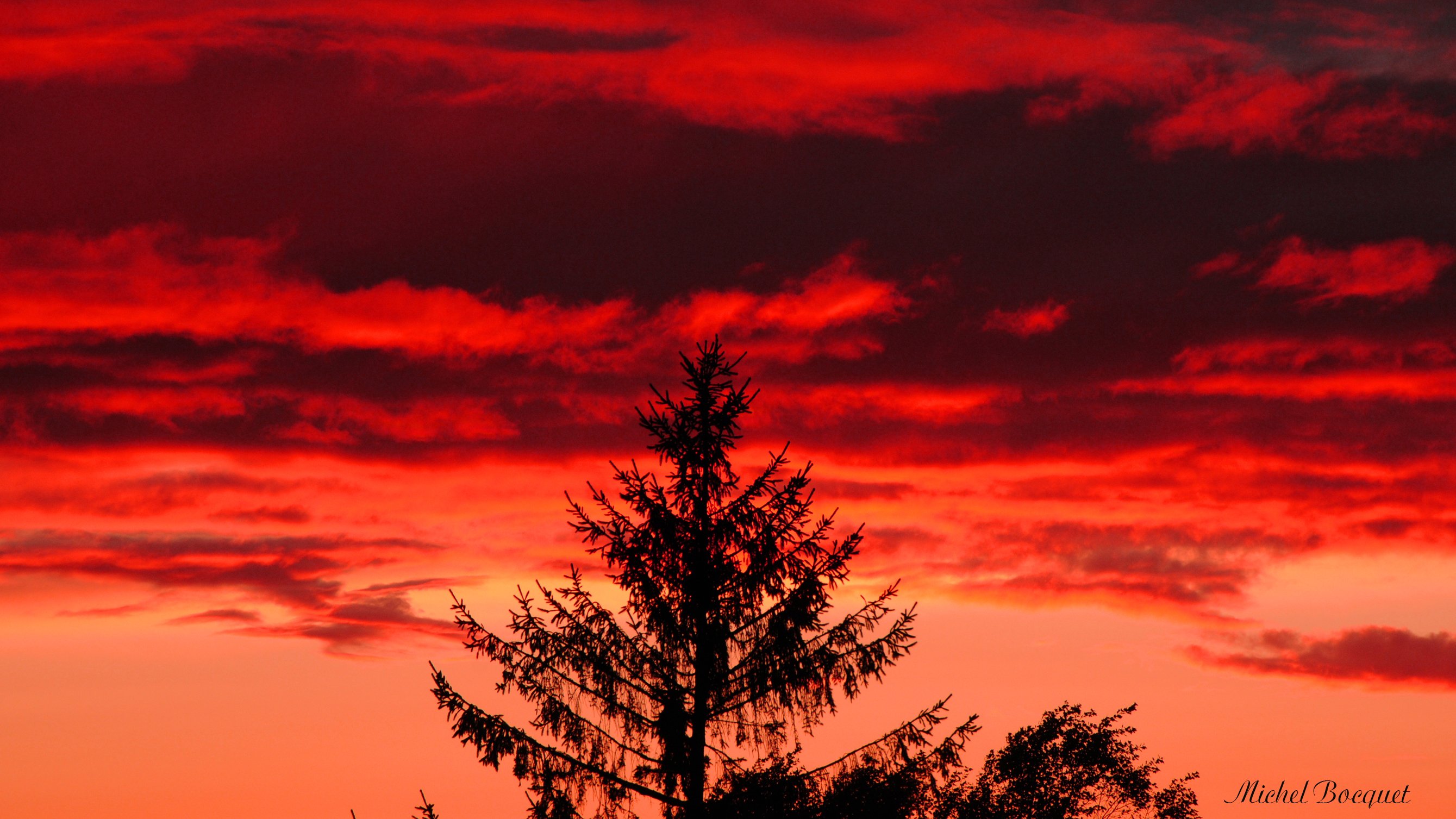 Fonds d'cran Nature Couchers et levers de Soleil Coucher de soleil sur Seclin (59)