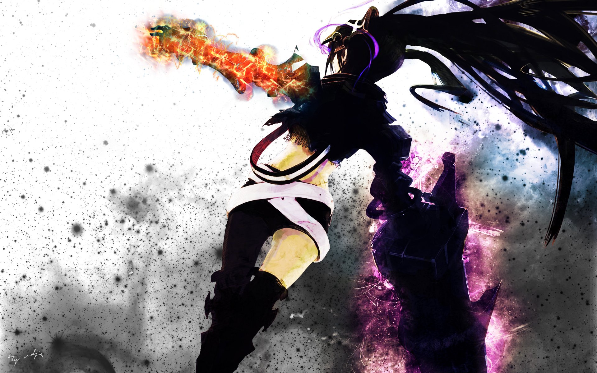 Wallpapers Manga Black Rock Shooter Black rock shooter