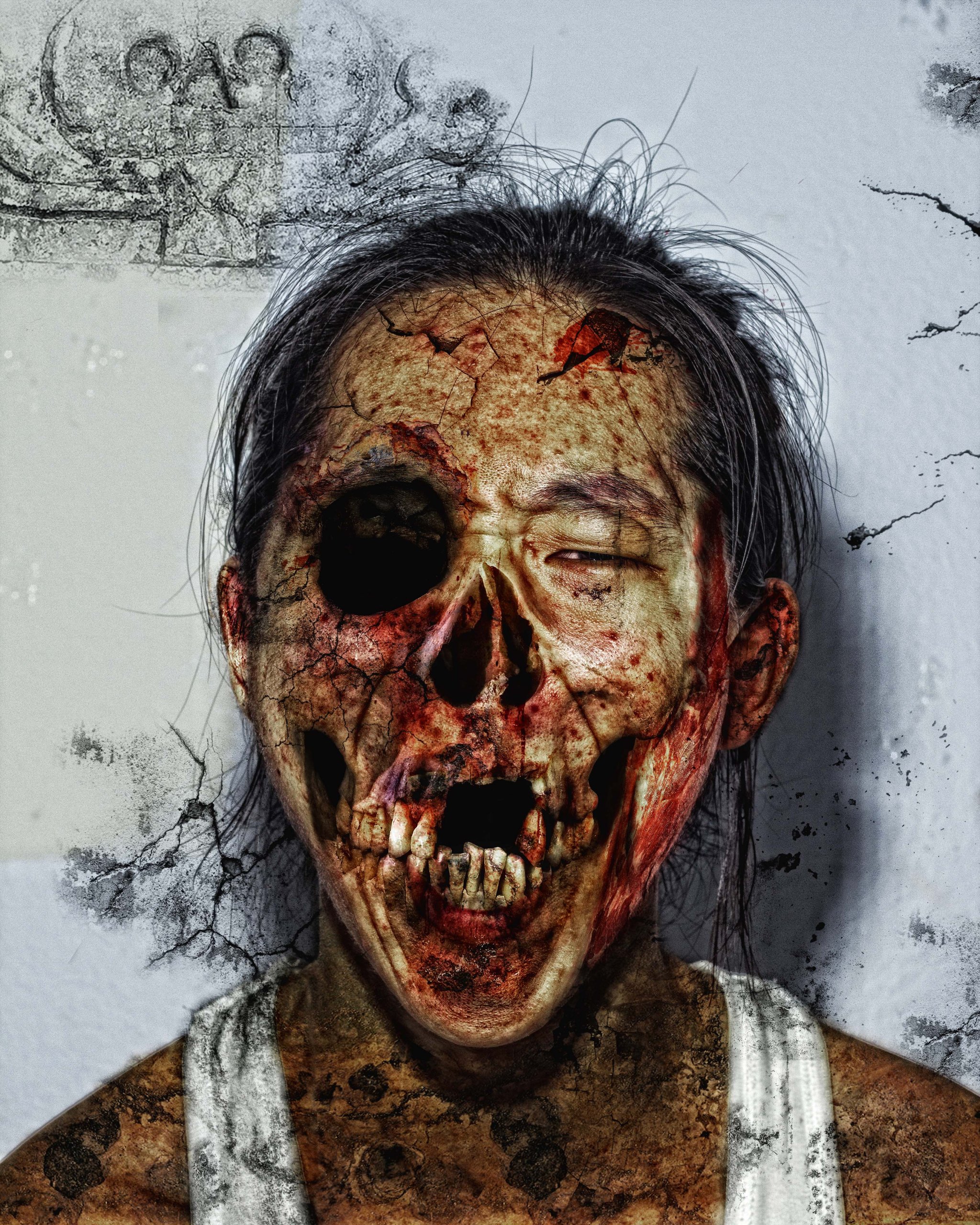 Fonds d'cran Art - Numrique Style Trash Korean zombie