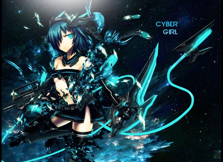 Wallpapers Manga Wallpapers Miscellaneous Cyber Girl By Leon Images, Photos, Reviews
