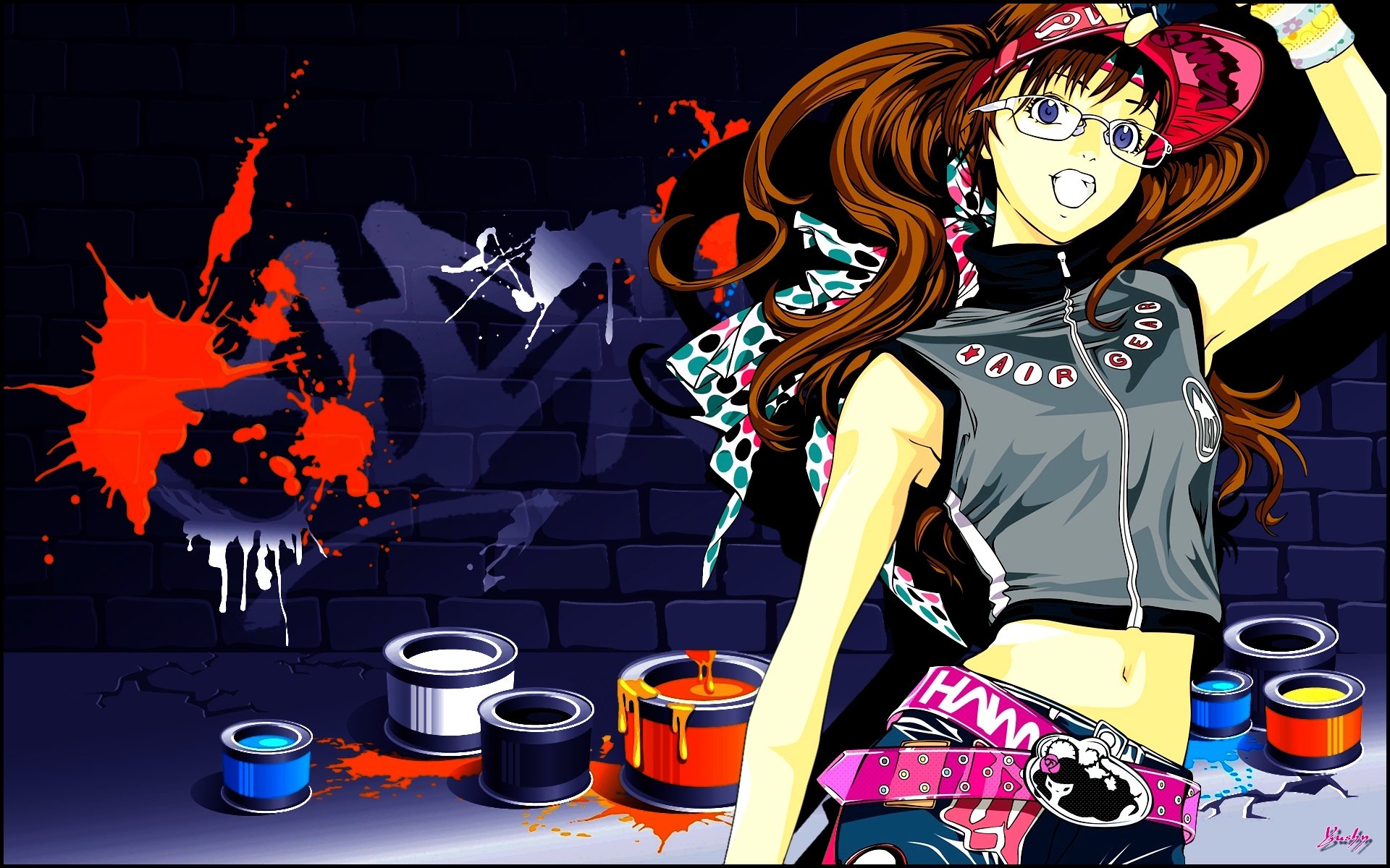 Fonds d'cran Manga Air Gear Color Night