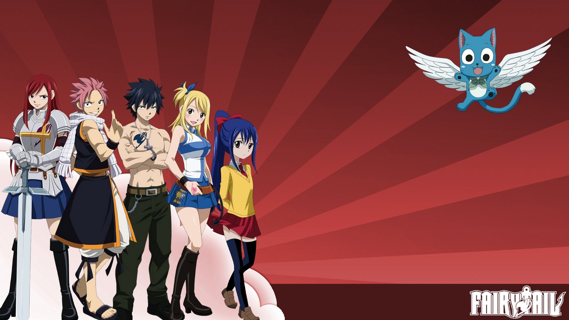 Fonds d'cran Manga Fairy Tail Full Team Fairy tail