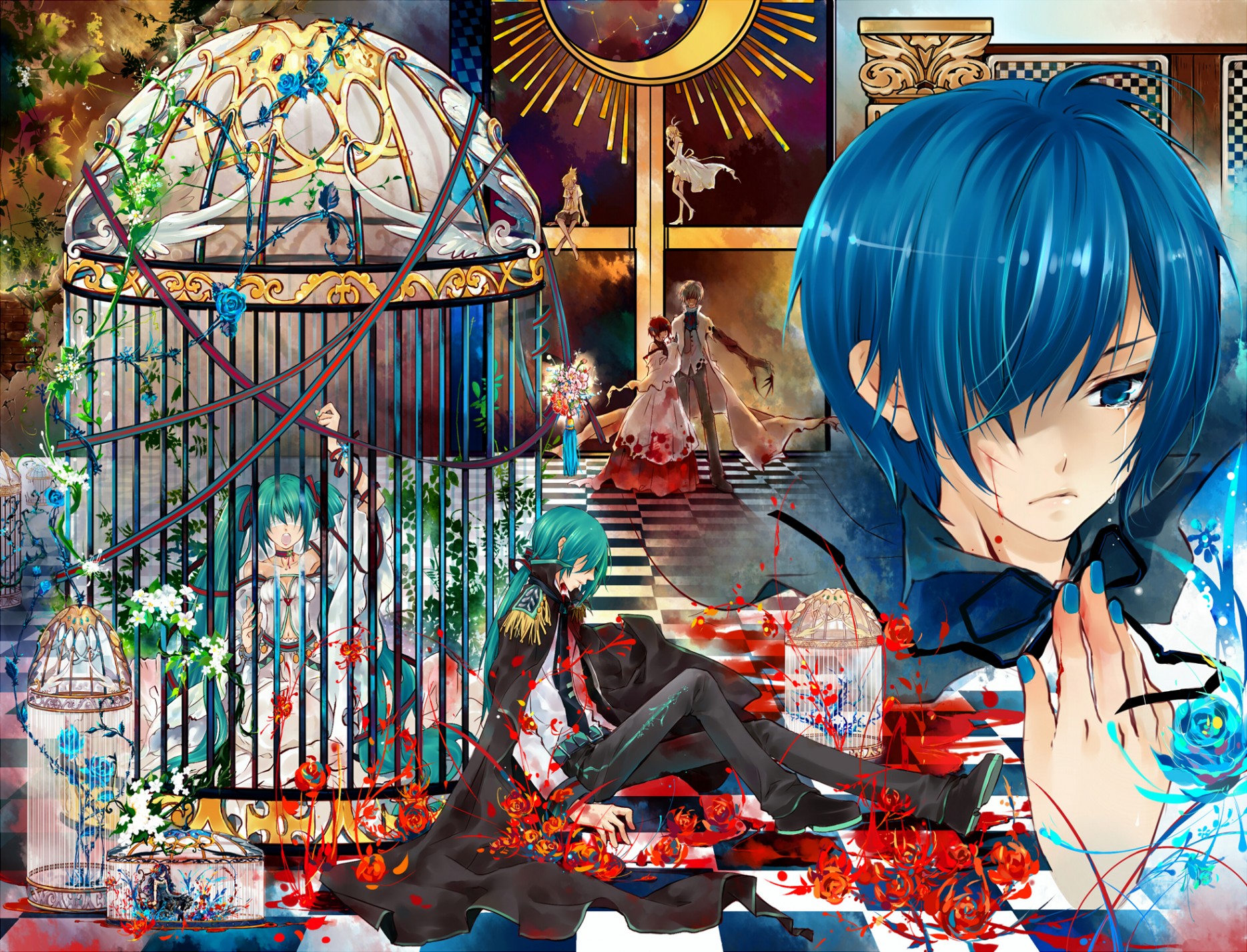 Wallpapers Manga Vocalods Kaito