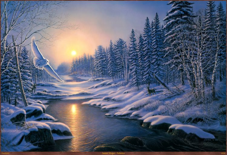 Wallpapers Art - Painting Landscapes - Misc Solstice par James Meger.