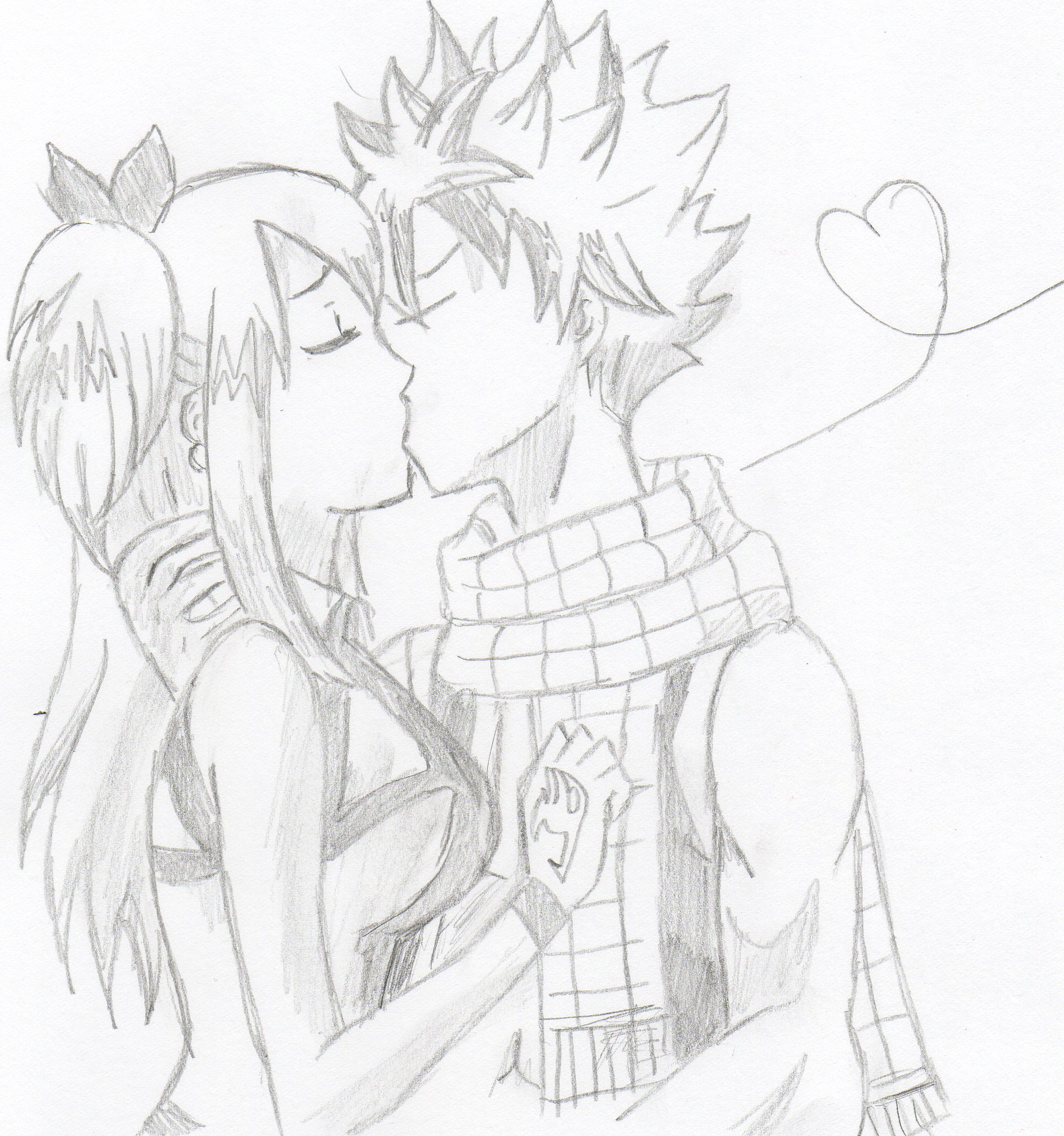 Wallpapers Art - Pencil Manga - Fairy Tail 