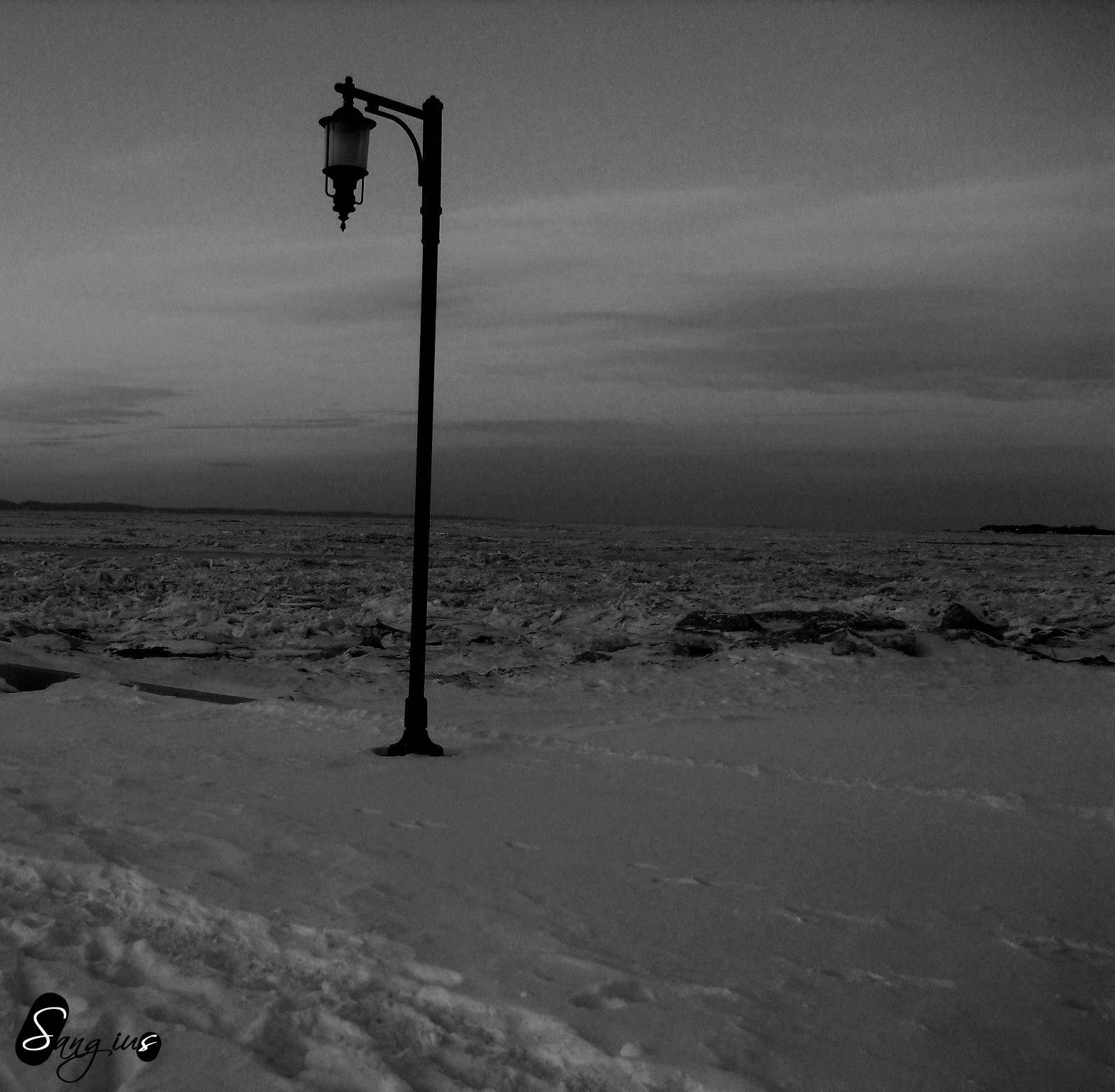 Fonds d'cran Nature Noir et Blanc Vue sur le Saint-Laurent