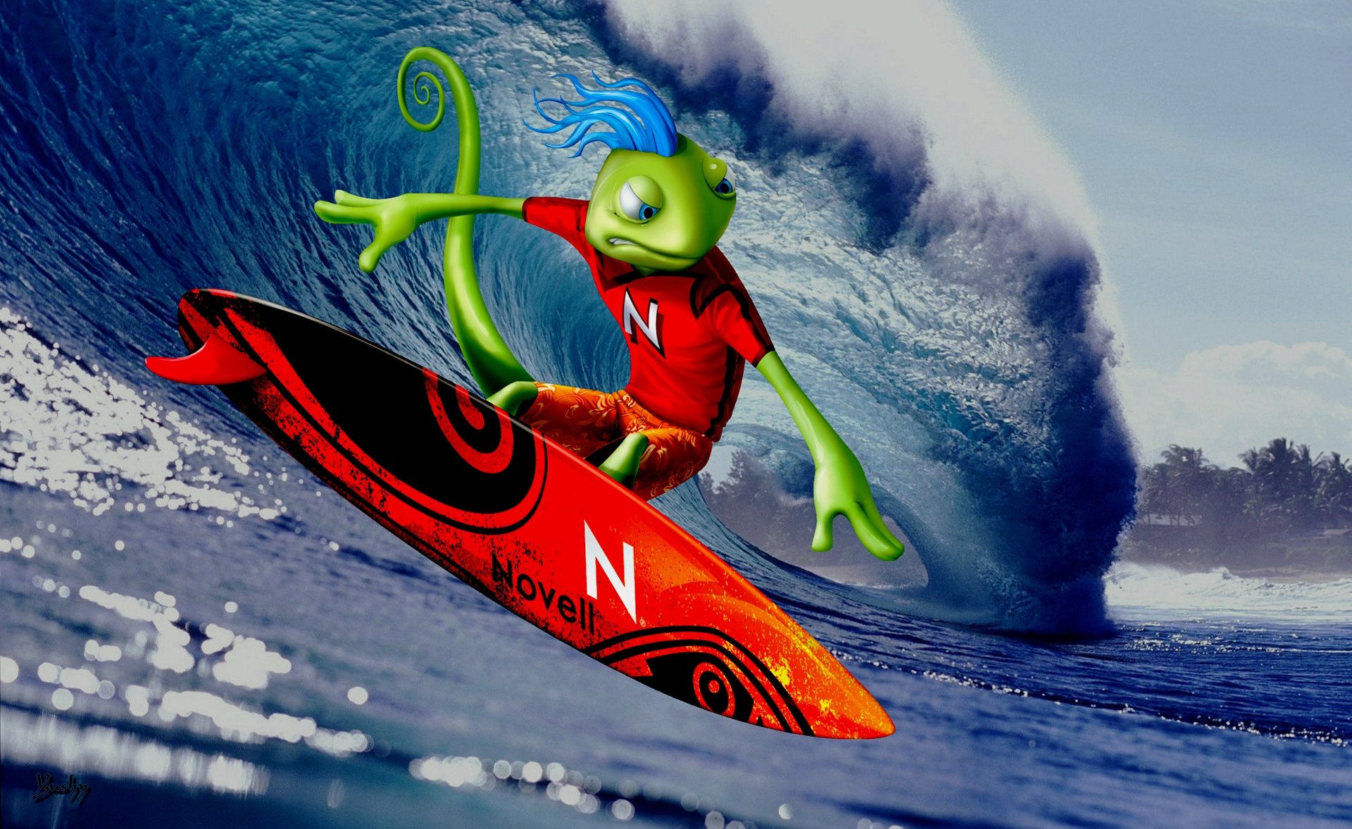 Wallpapers Digital Art Sports Fun surf.