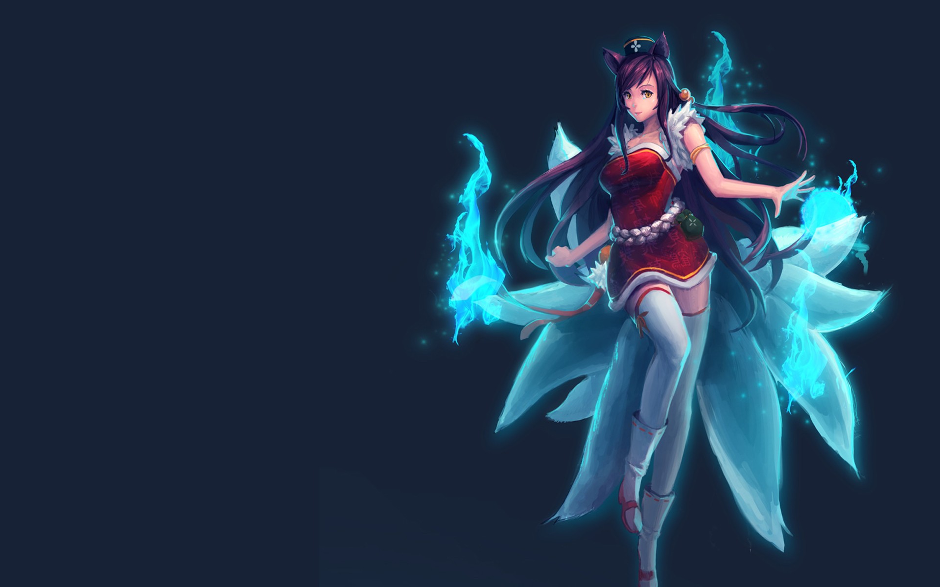 Fonds d'cran Jeux Vido League of Legends - Clash of Fates  Ahri