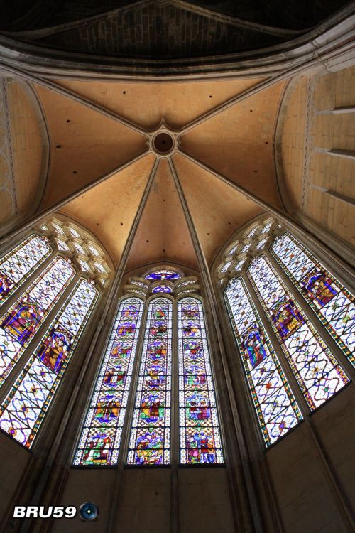 Wallpapers Constructions and architecture Religious Buildings Carcassone et son Eglise St Nazaire et ses vitraux