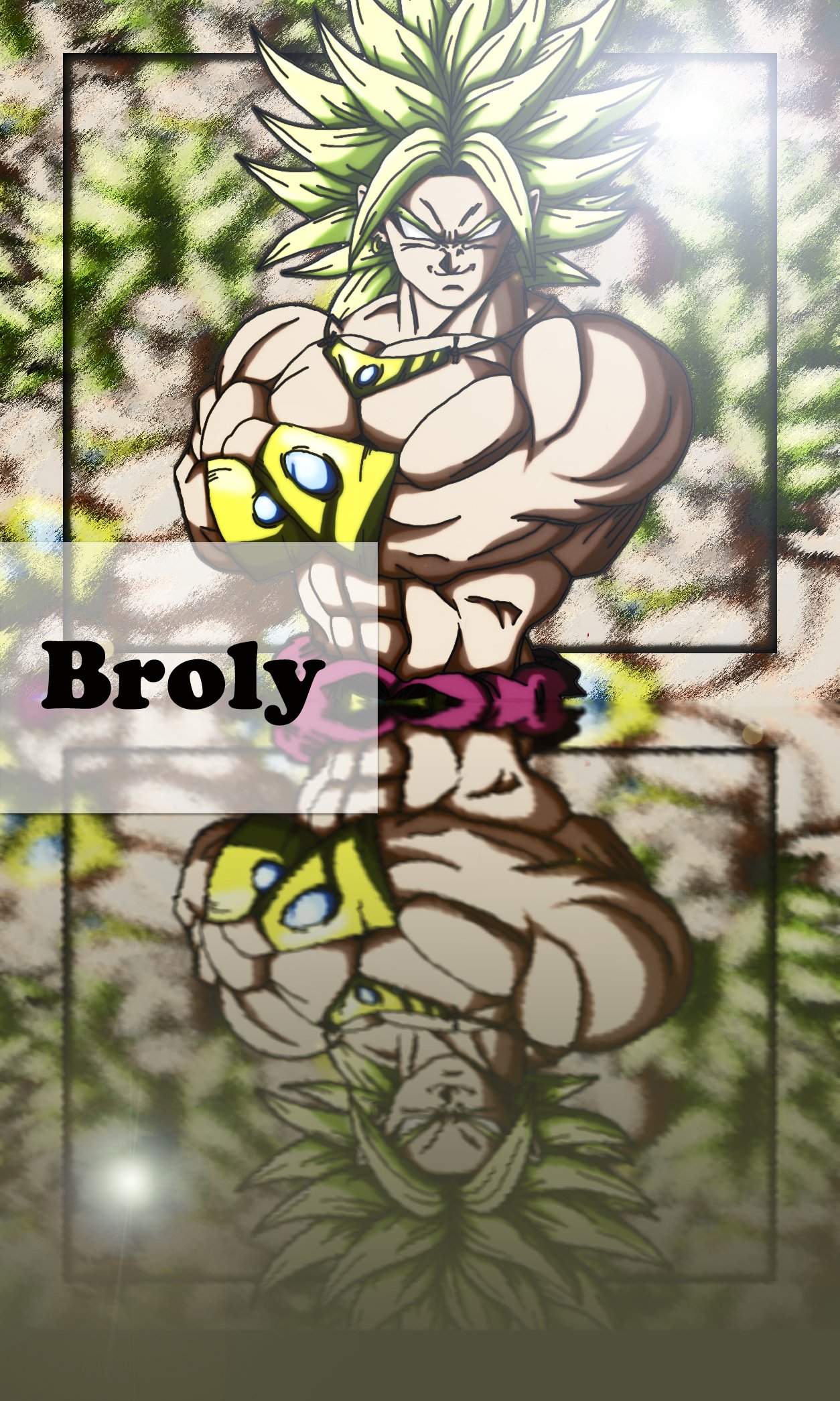 Wallpapers Manga Dragon Ball Z broly super sayen lgendaire