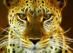  Animaux leopard fractal