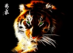  Digital Art Tiger