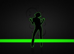  Digital Art Green Dance 