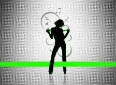  Digital Art Green Dance 2