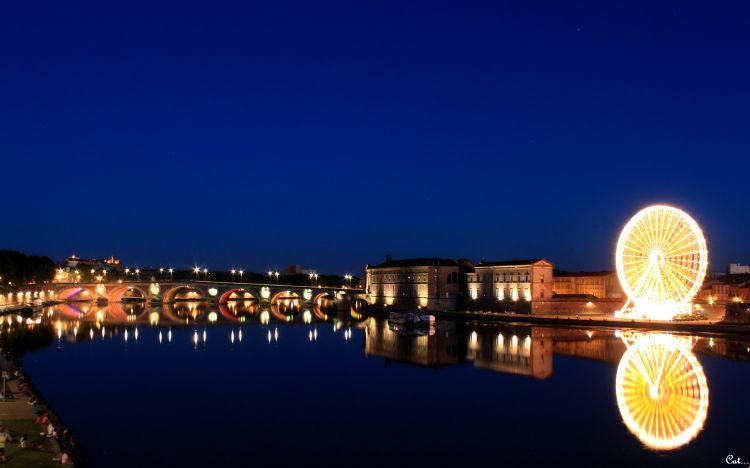 Wallpapers Trips : Europ France > Midi-Pyrnes Toulouse by night