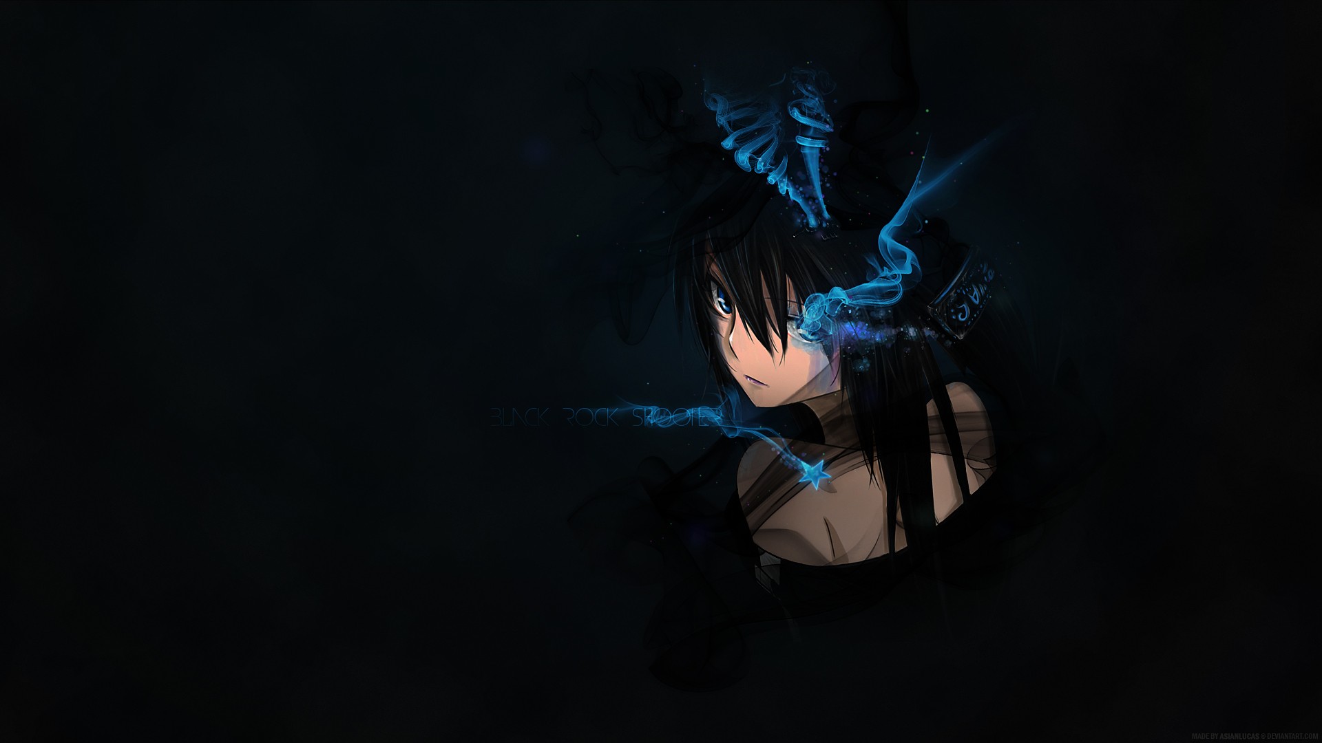 Fonds d'cran Manga Black Rock Shooter 