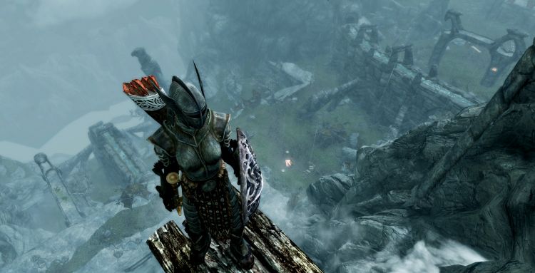 Fonds d'cran Jeux Vido The Elder Scrolls V: Skyrim Vertige