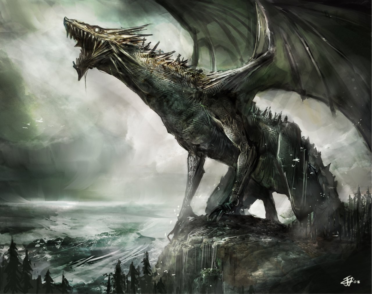 Wallpapers Fantasy and Science Fiction Creatures : Dragons 